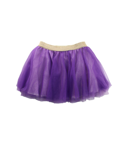 A Purple Tulle Skirts from Petit Bateau in size 6T for girl. (Front View)