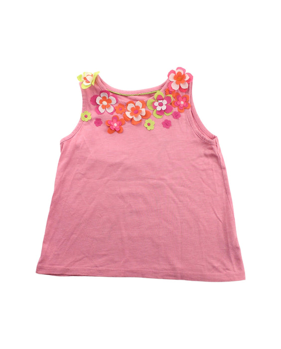 A Pink Sleeveless Tops from Boden in size 5T for girl. (Front View)