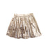 A Gold Short Skirts from Boden in size 6T for girl. (Back View)