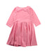 A Pink Long Sleeve Dresses from Boden in size 6T for girl. (Back View)