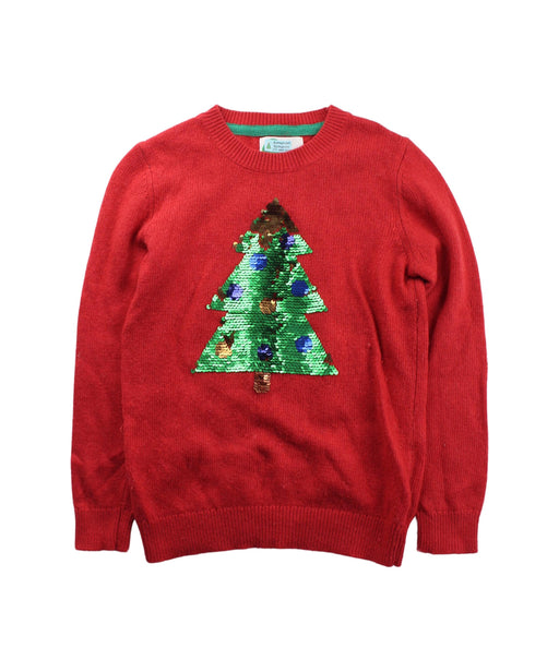 A Red Knit Sweaters from Boden in size 7Y for boy. (Front View)