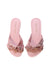 A Pink Sandals from Angel's Face in size 7Y for girl. (Back View)