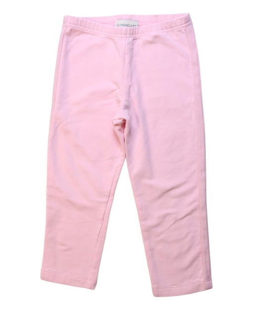 A Pink Leggings from Moncler in size 3T for girl. (Front View)