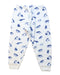 A White Pyjama Sets from Petit Bateau in size 3T for neutral. (Back View)