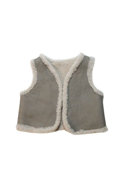 A Grey Sweater Vests from Bonpoint in size 18-24M for neutral. (Front View)