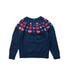 A Multicolour Knit Sweaters from Jacadi in size 4T for girl. (Back View)