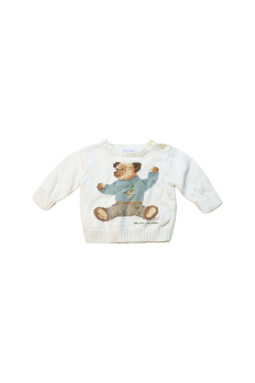 A Multicolour Knit Sweaters from Ralph Lauren in size 3-6M for neutral. (Front View)