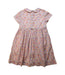 A Multicolour Short Sleeve Dresses from Amaia in size 6T for girl. (Back View)
