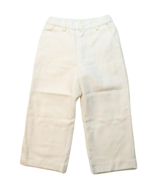 A White Casual Pants from Nicholas & Bears in size 3T for boy. (Front View)