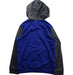 A Blue Zippered Sweatshirts from Adidas in size 8Y for boy. (Back View)