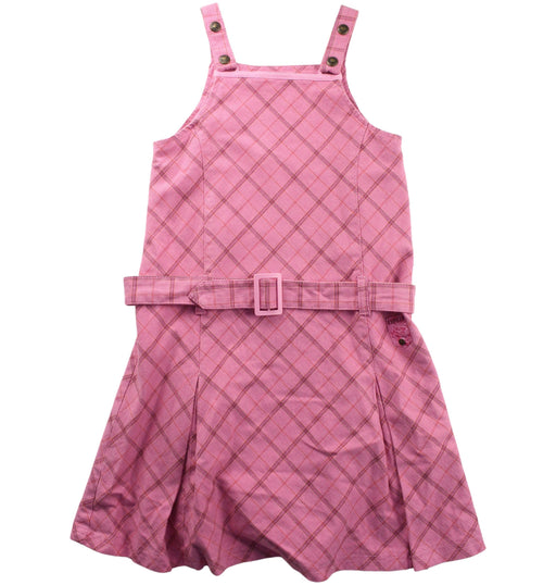 A Pink Overall Dresses from ESPRIT in size 11Y for girl. (Front View)