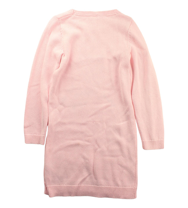 A Pink Sweater Dresses from ESPRIT in size 11Y for girl. (Back View)