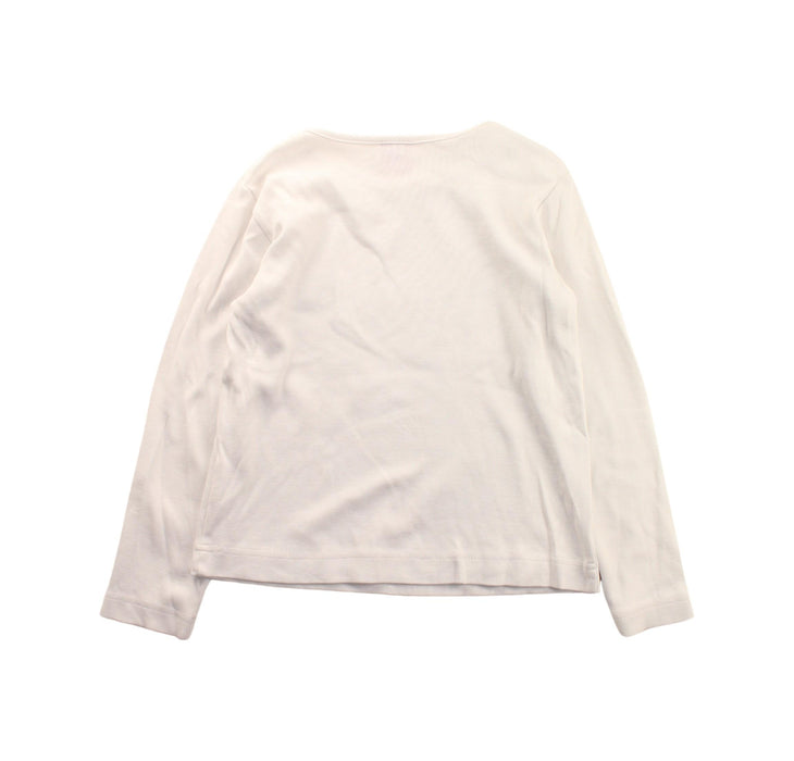 A White Long Sleeve T Shirts from ESPRIT in size 7Y for girl. (Back View)