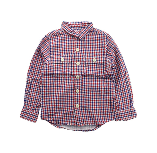 A Blue Long Sleeve Shirts from izzue in size 4T for boy. (Front View)
