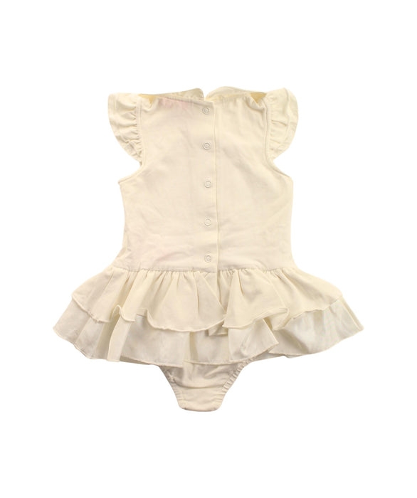 A White Short Sleeve Bodysuits from Nicholas & Bears in size 6-12M for girl. (Back View)