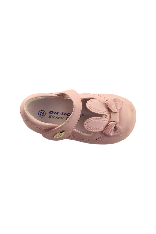 A Pink Flats from Dr. Kong in size 18-24M for girl. (Front View)