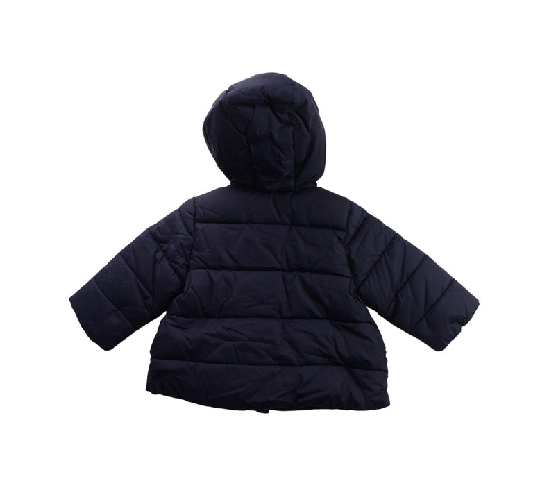 A Blue Puffer/Quilted Jackets from Jacadi in size 6-12M for boy. (Back View)