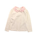 A White Long Sleeve Tops from Chickeeduck in size 4T for girl. (Front View)