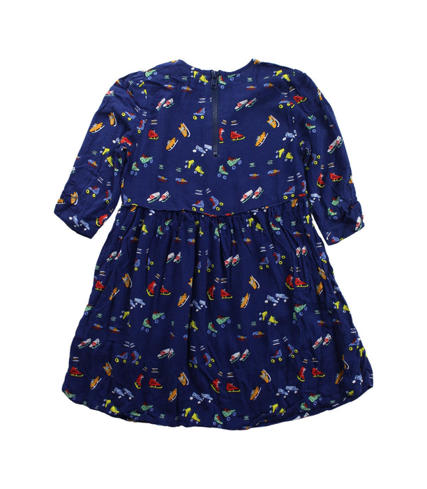 A Blue Long Sleeve Dresses from Stella McCartney in size 6T for girl. (Back View)