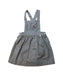 A Grey Overall Dresses from Purete du... Bebe in size 4T for girl. (Front View)