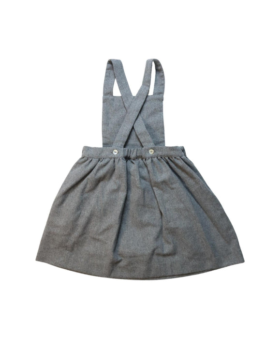 A Grey Overall Dresses from Purete du... Bebe in size 4T for girl. (Back View)