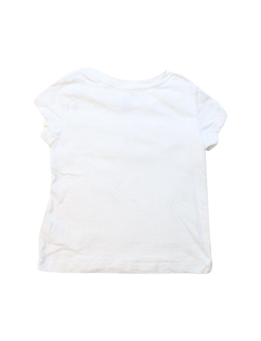 A White Short Sleeve T Shirts from Polo Ralph Lauren in size 2T for girl. (Back View)