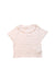 A Ivory Short Sleeve Tops from Gingersnaps in size 18-24M for girl. (Front View)