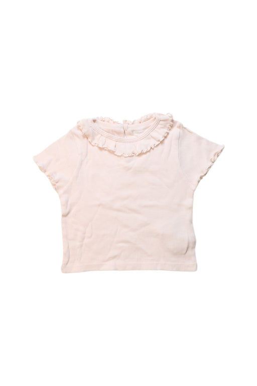 A Ivory Short Sleeve Tops from Gingersnaps in size 18-24M for girl. (Front View)