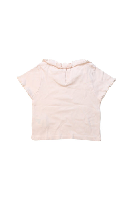 A Ivory Short Sleeve Tops from Gingersnaps in size 18-24M for girl. (Back View)