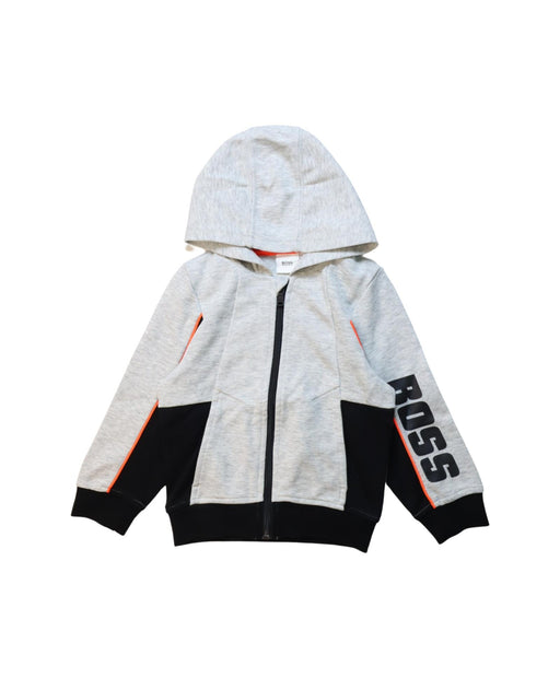 A Multicolour Zippered Sweatshirts from Boss in size 3T for neutral. (Front View)