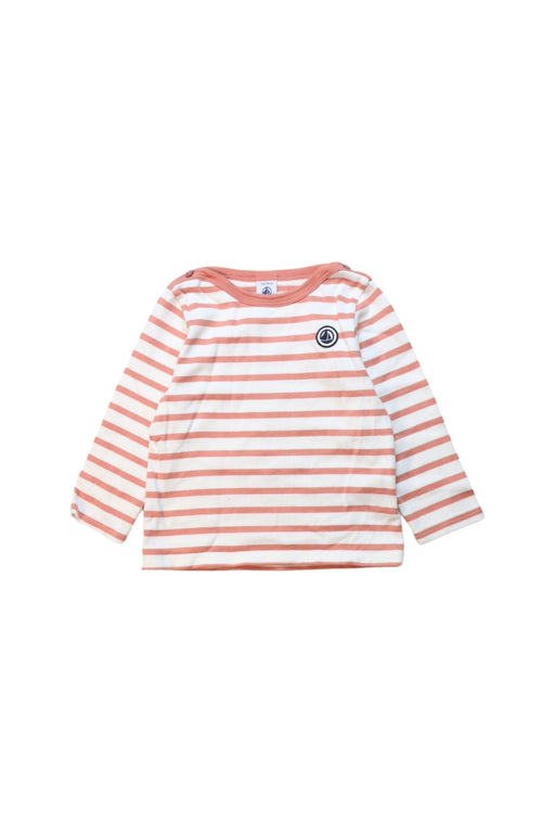 A Orange Long Sleeve Tops from Petit Bateau in size 18-24M for neutral. (Front View)