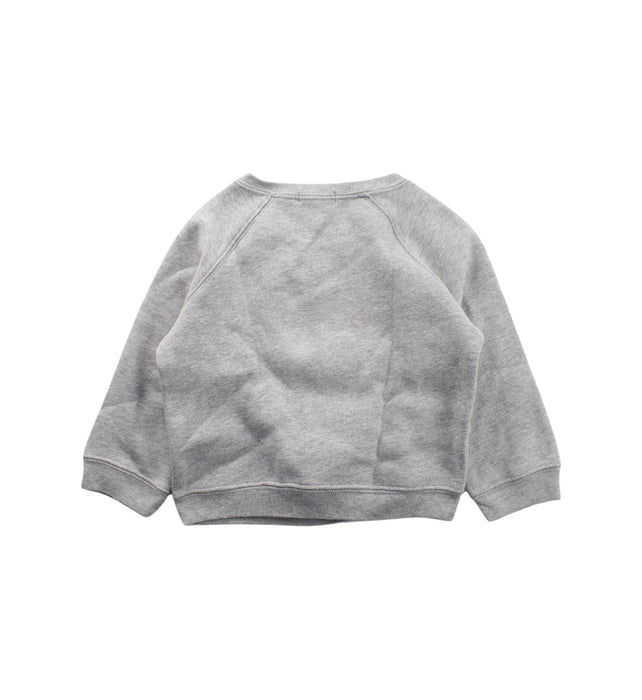 A Grey Crewneck Sweatshirts from The Bonnie Mob in size 4T for boy. (Back View)
