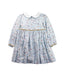 A Blue Long Sleeve Dresses from DOT in size 2T for girl. (Front View)