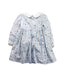 A Blue Long Sleeve Dresses from DOT in size 2T for girl. (Back View)
