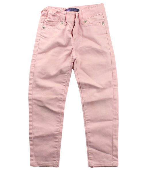 A Pink Casual Pants from Levi's in size 4T for girl. (Front View)
