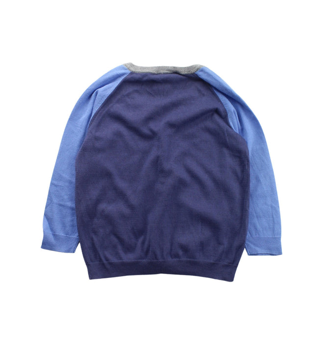 A Blue Cardigans from Bonnie Baby in size 4T for boy. (Back View)