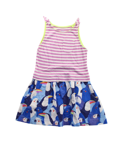 A Pink Sleeveless Dresses from Boden in size 3T for girl. (Front View)
