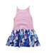 A Pink Sleeveless Dresses from Boden in size 3T for girl. (Back View)