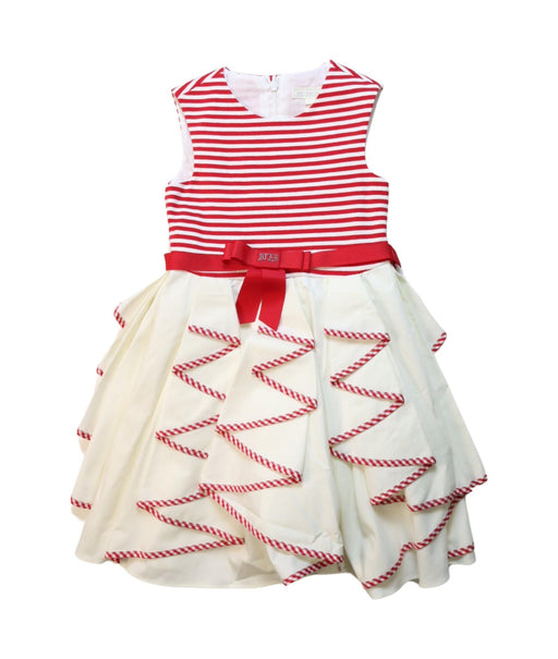 A Red Sleeveless Dresses from Nicholas & Bears in size 2T for girl. (Front View)