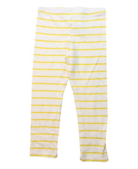 A Yellow Leggings from La Compagnie des Petits in size 4T for girl. (Back View)