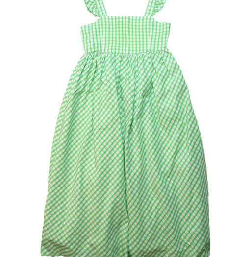 A Green Sleeveless Dresses from Nicholas & Bears in size 4T for girl. (Front View)