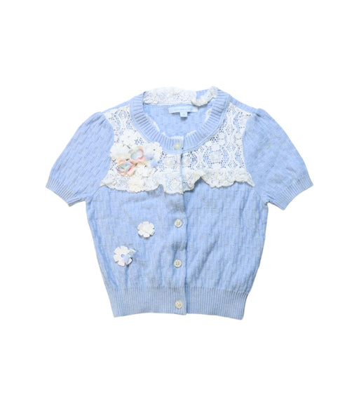 A Blue Short Sleeve Tops from Nicholas & Bears in size 4T for girl. (Front View)