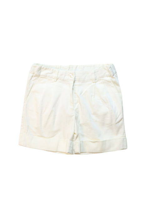 A White Shorts from Nicholas & Bears in size 4T for girl. (Front View)