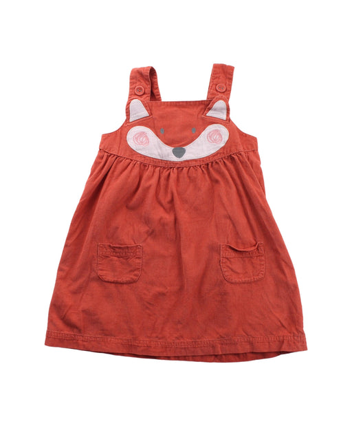 A Orange Overall Dresses from Jojo Maman Bébé in size 12-18M for girl. (Front View)