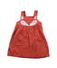 A Orange Overall Dresses from Jojo Maman Bébé in size 12-18M for girl. (Front View)