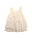A White Short Sleeve Dresses from The Little White Company in size 6-12M for girl. (Back View)