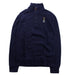 A Blue Zippered Sweatshirts from Polo Ralph Lauren in size 10Y for boy. (Front View)