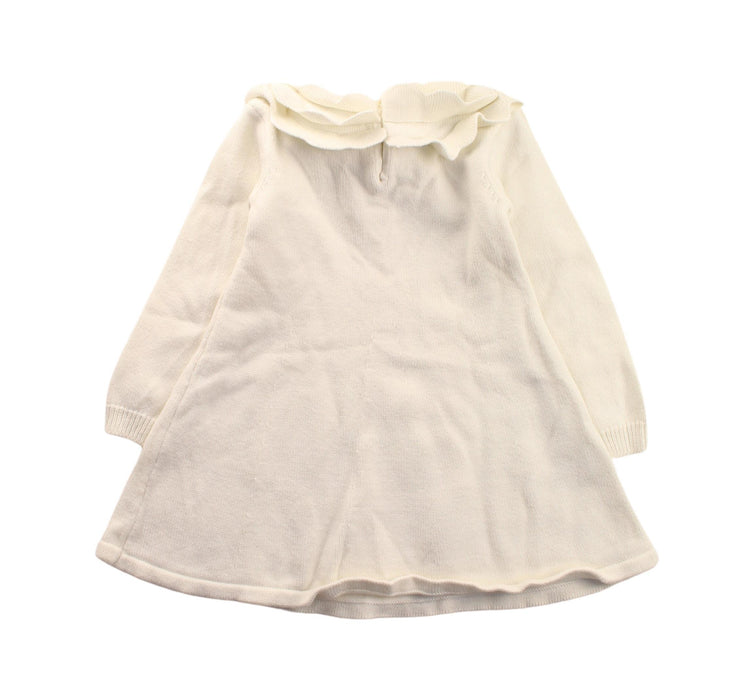 A White Sweater Dresses from Jacadi in size 4T for girl. (Back View)