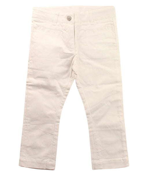 A White Casual Pants from Jacadi in size 3T for boy. (Front View)