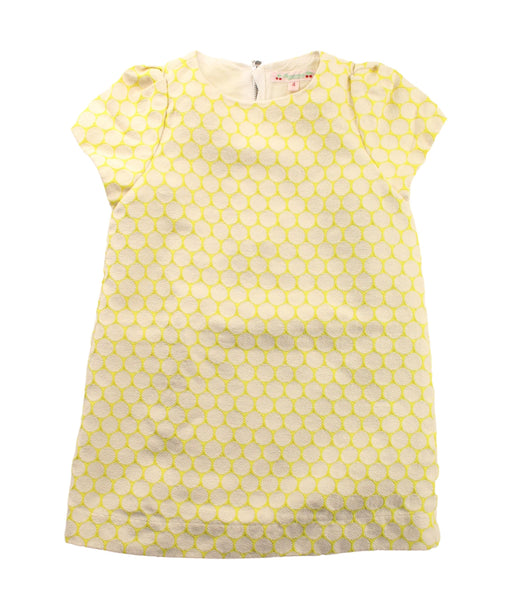A White Short Sleeve Dresses from Bonpoint in size 4T for girl. (Front View)